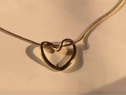 Heart in Chain Necklace